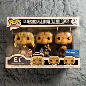 Funko E.T. In Disguise/ E.T. In Robe/ E.T. with Flowers 3 PK Walmart Exclusive